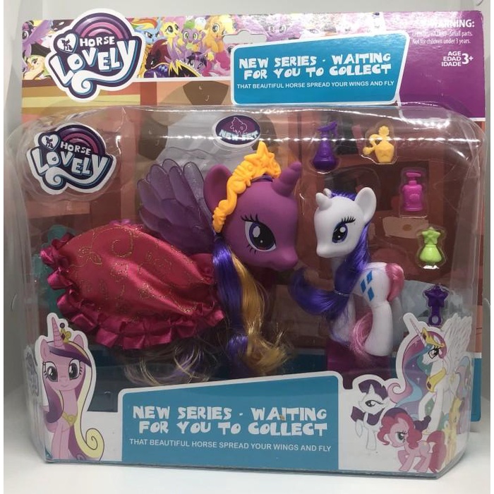 My little pony figure set big size/mainan little pony ukuran besar