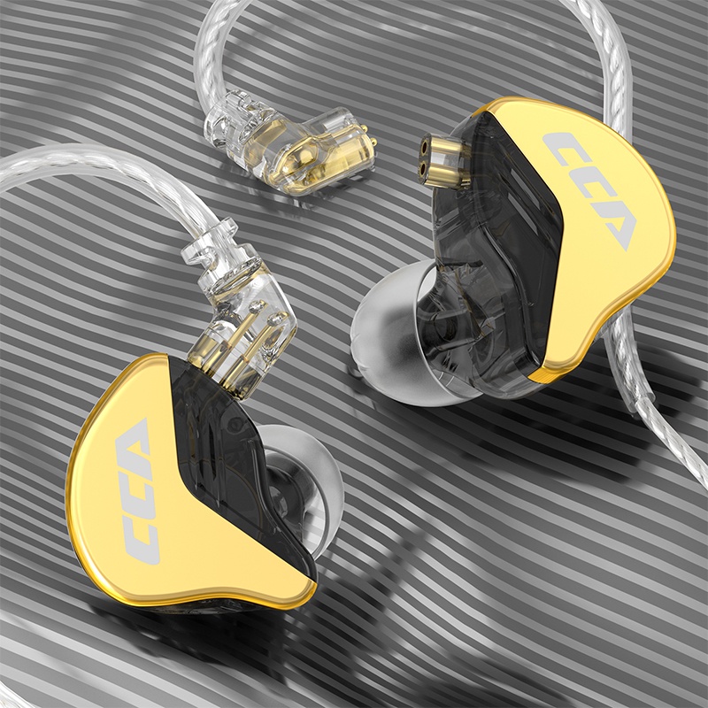 Cca CRA + Earphone In Ear HiFi Dengan Kabel + Fitur Noise Canceling KZ ZEX Pro NRA EDX CRA