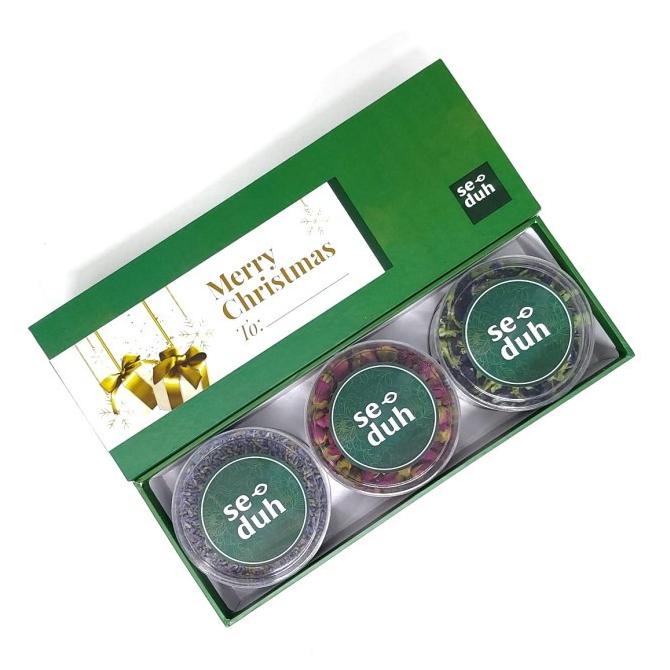 

CHRISTMAS HAMPER GIFT BOX / HAMPERS EDISI NATAL SET A - SEDUH TISANE H64654GRT