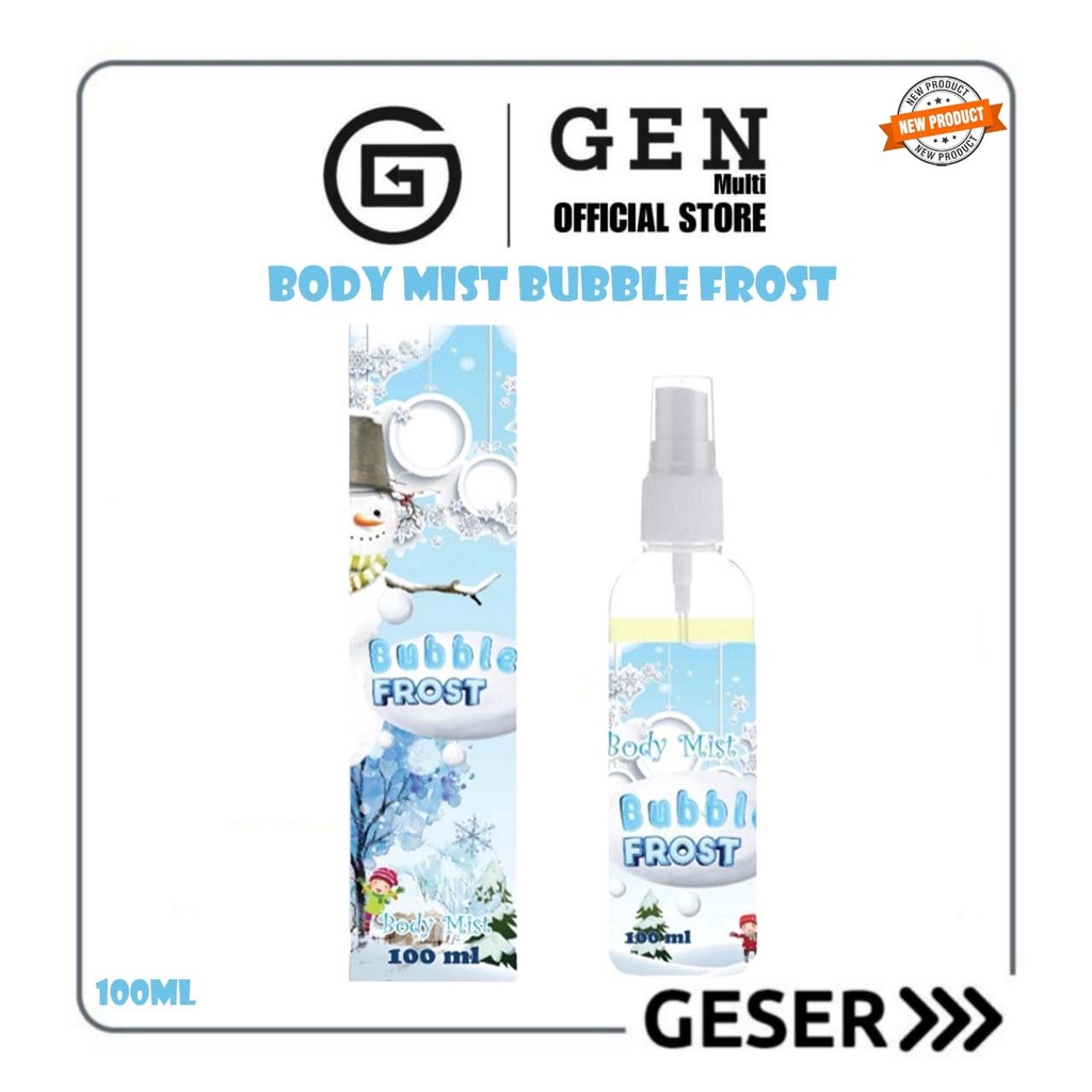 GEN - Parfum Body Mist Bubble Frost 100ml Premium / Body Mist Bubble Frost 100ml / Parfum Pria Wangi Tahan Lama