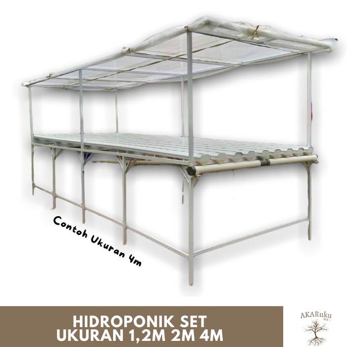 Hidroponik Set Gully Trapesium NFT komplit DIY 01