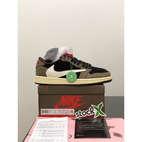 Sepatu Nike Air Jordan Low Travis Scoot Brown BNIB