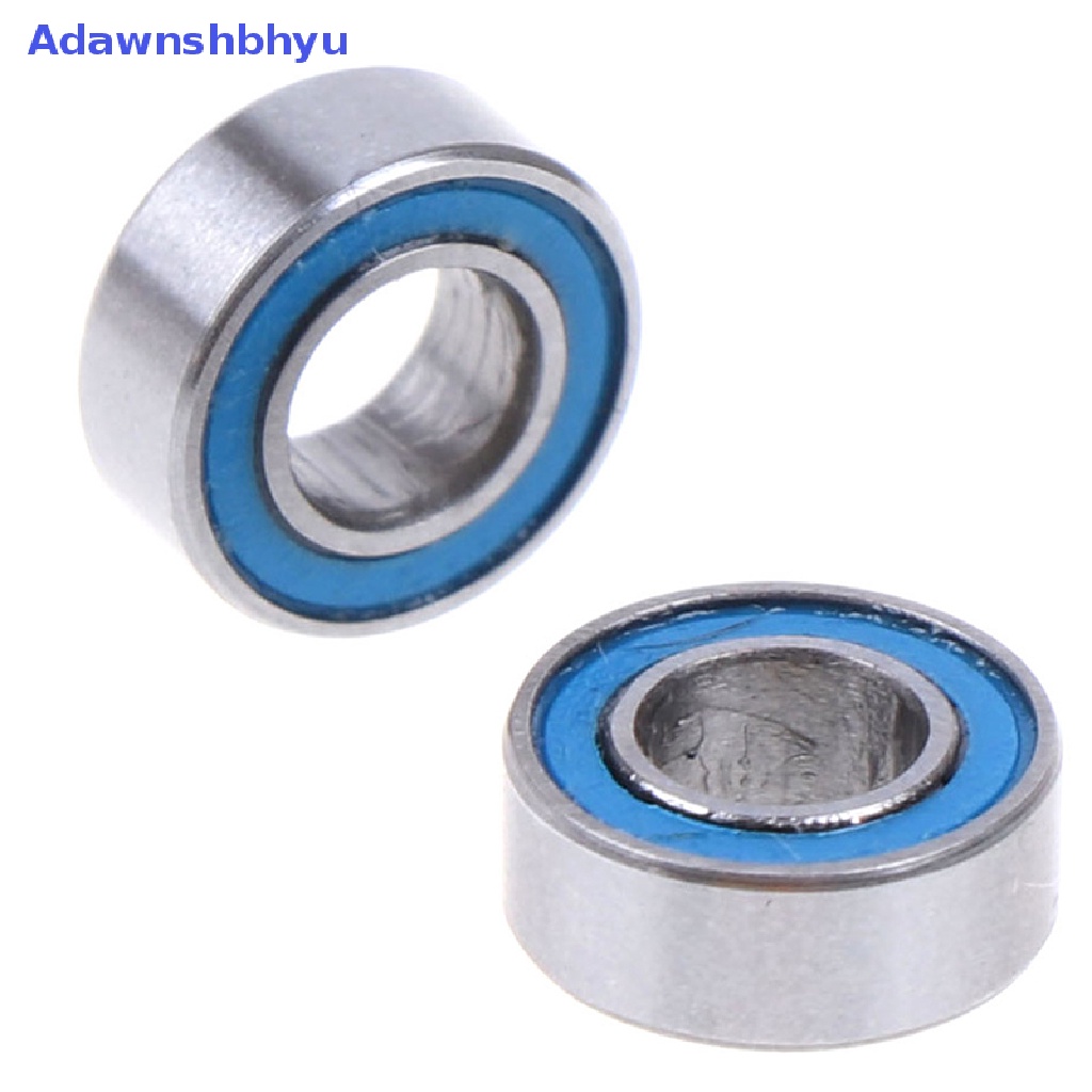 Adhyu 5Pcs Biru 4 * 8 * 3mm MR84RS MR84-2RS 4x8x3mm Karet sealed ball Bearing ID