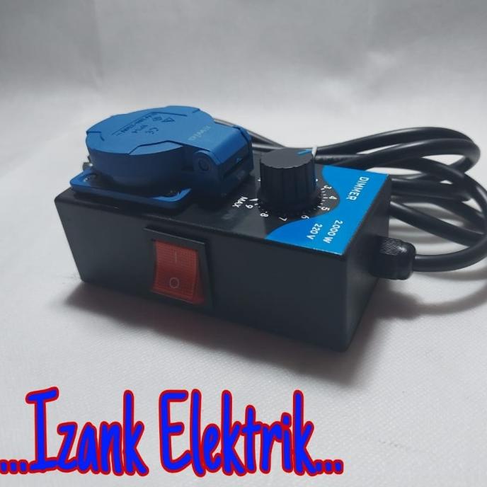 Dimmer 2000w Grinda Pengatur Kecepatan Dimer 2000wat Dimmer scr 2000w