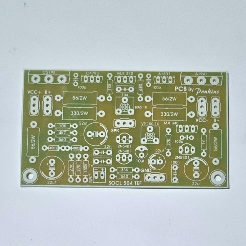 PCB Power Amplifier SOCL 504 TEF Bias Servo Fiber FR4