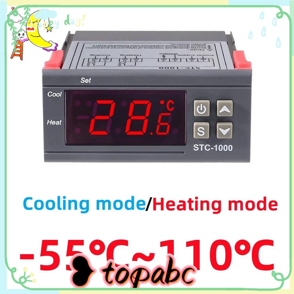 Termostat Digital TOP Termostat Digital High Quality 12V 24V 220V 10A Pemanas Pendingin Thermoregulator Relay