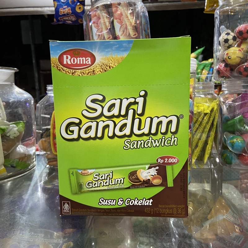 

ROMA SARI GANDUM SANDWICH Box 12pcs