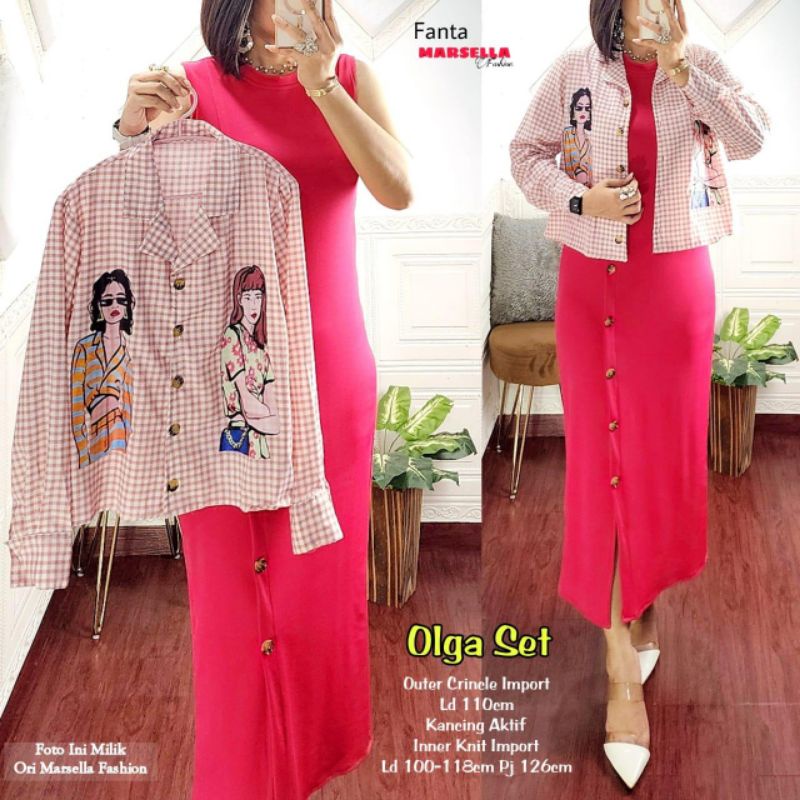 Olga setelan by Marsela