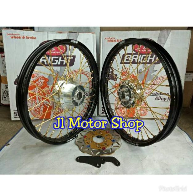 Sepaket Velg TK Japan Sonic 150 R - Paketan Velg TK Tromol Set Jari Jari Sonic 150 R Plus Cakram
