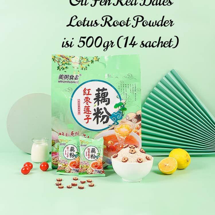 

[R-63 ☎] (SHARE JAR) Oufen Lotus Root Powder / bubur akar teratai / chia seed/bubuk teratai-premium