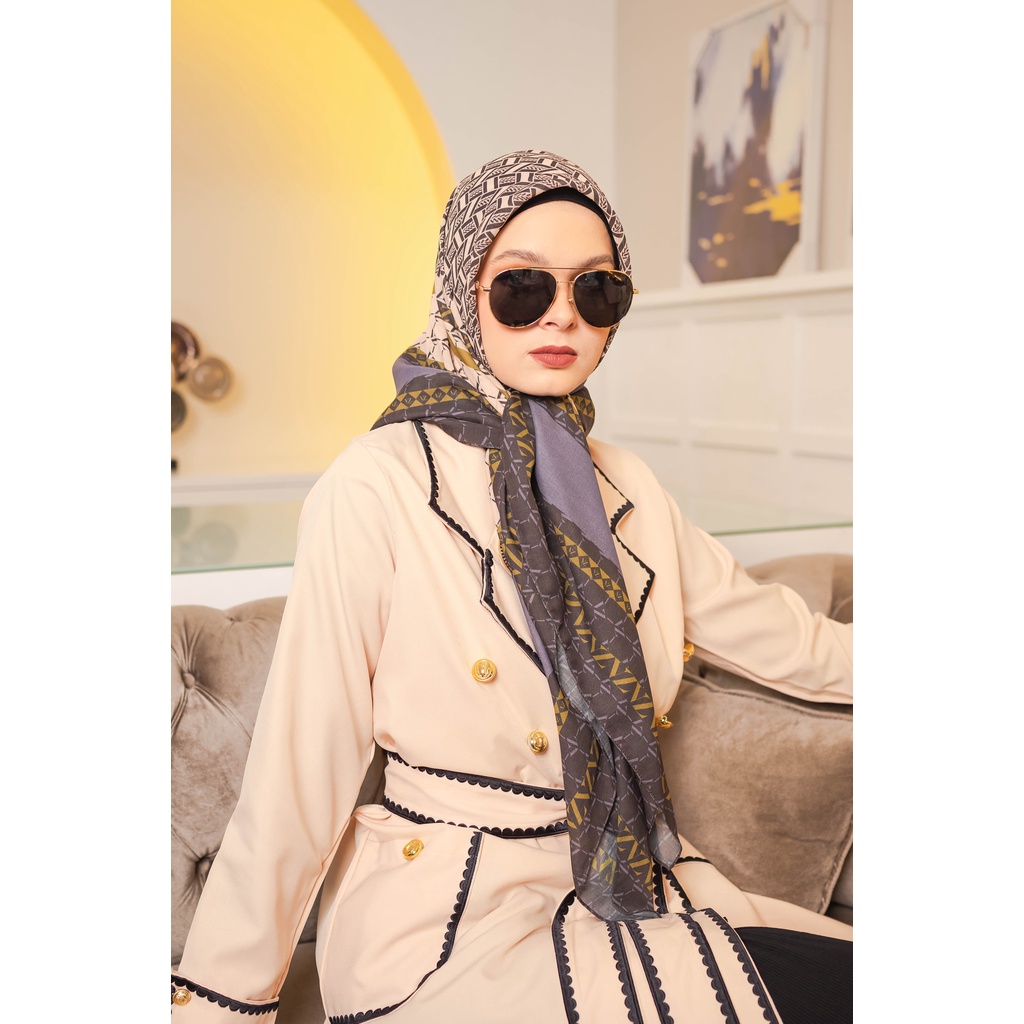 MONOGRAM BEAU SCARF - VIVI ZUBEDI