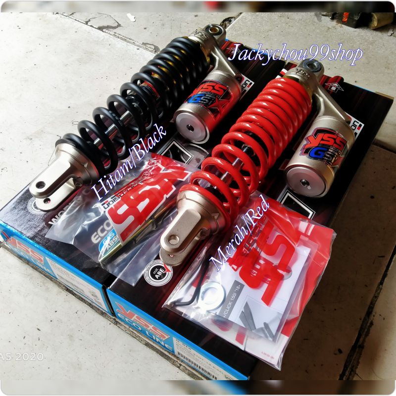 Shockbreaker YSS G SIX Tabung Atas 300mm 330mm Mio Beat Vario 125 Vario 150 New Scoopy Velg Ring 12