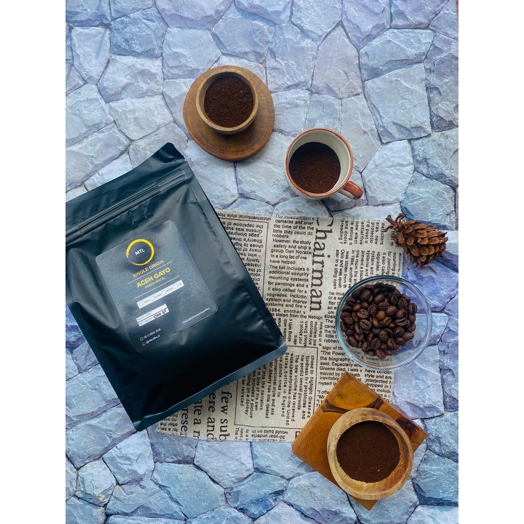 

ROASTED BEAN ARABICA ACEH GAYO 500gr / KOPI ARABICA ACEH GAYO 500gr