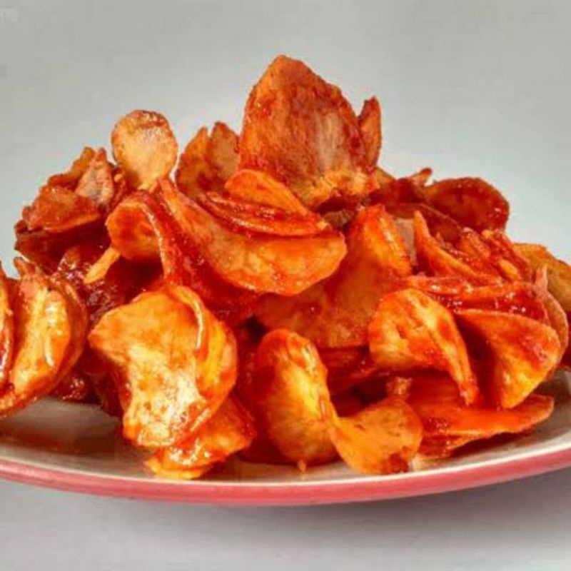 

KERIPIK SINGKONG ANEKA RASA 200g /250g /500g (BALADO BASAH)