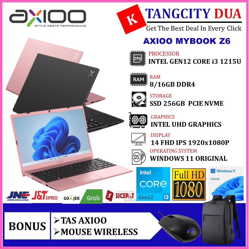 Jual Laptop Gaming Sekolah Axioo Mybook Z Intel I U Gb Gb Ssd Fhd Ips Windows