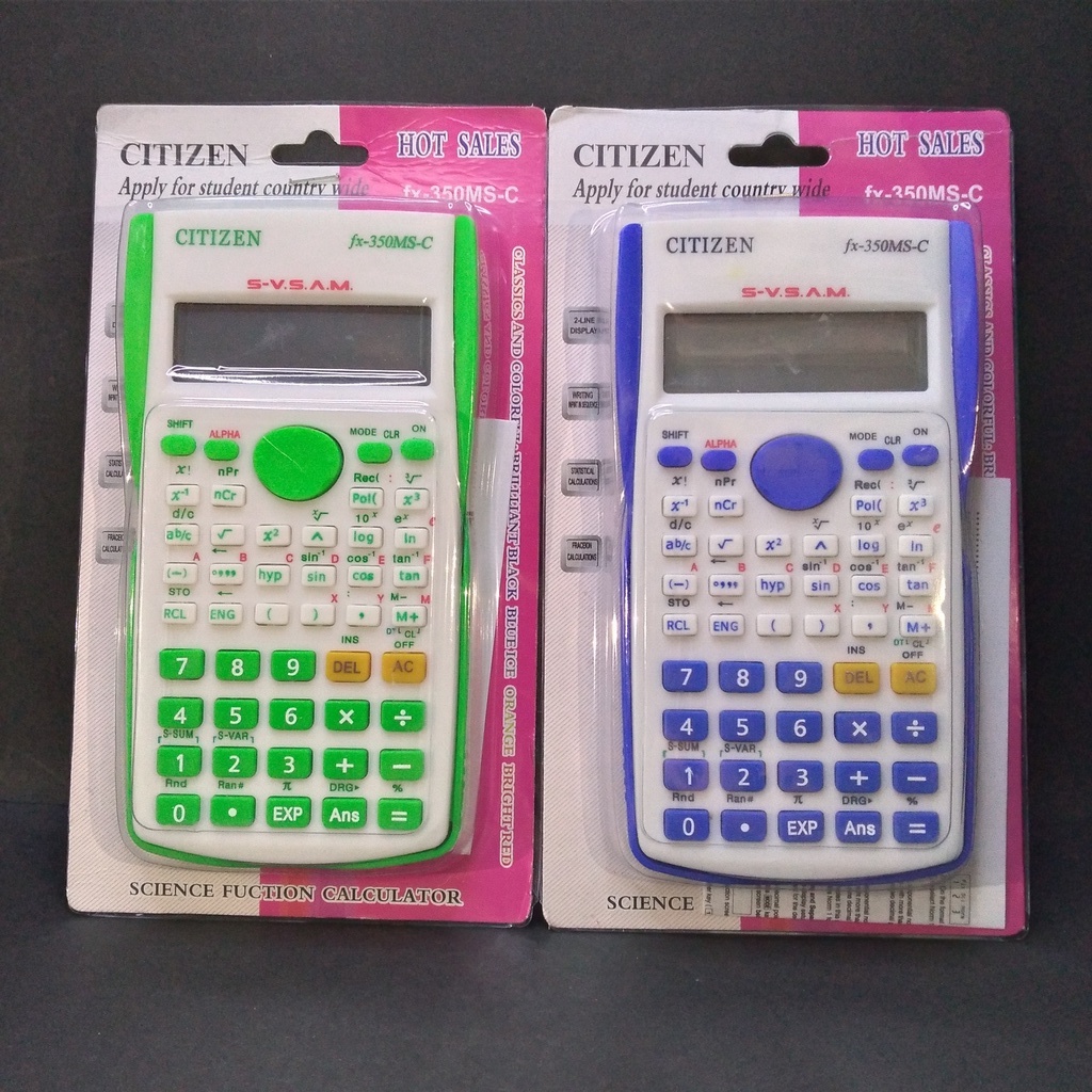 

CITIZEN FX-350MS-C SCIENTIFIC CALCULATOR S-V.S.A.M