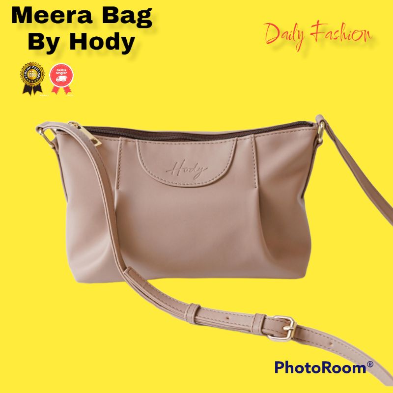 MEERA BAG BY HODIE BAHAN SINTETIC LEATHER PREMIUM BRANDED TAS SELEMPANG WANITA