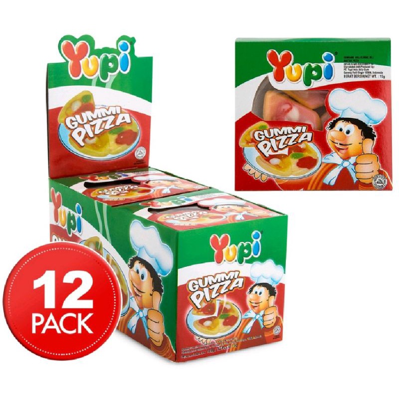 

Yupi Gummi Pizza 12 x 23gr