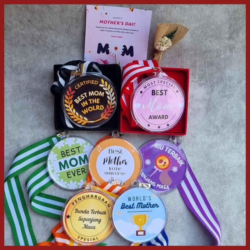 

Medali Custom Kado Hari Ibu / Mothers Day Giftbox / Medali Ibu