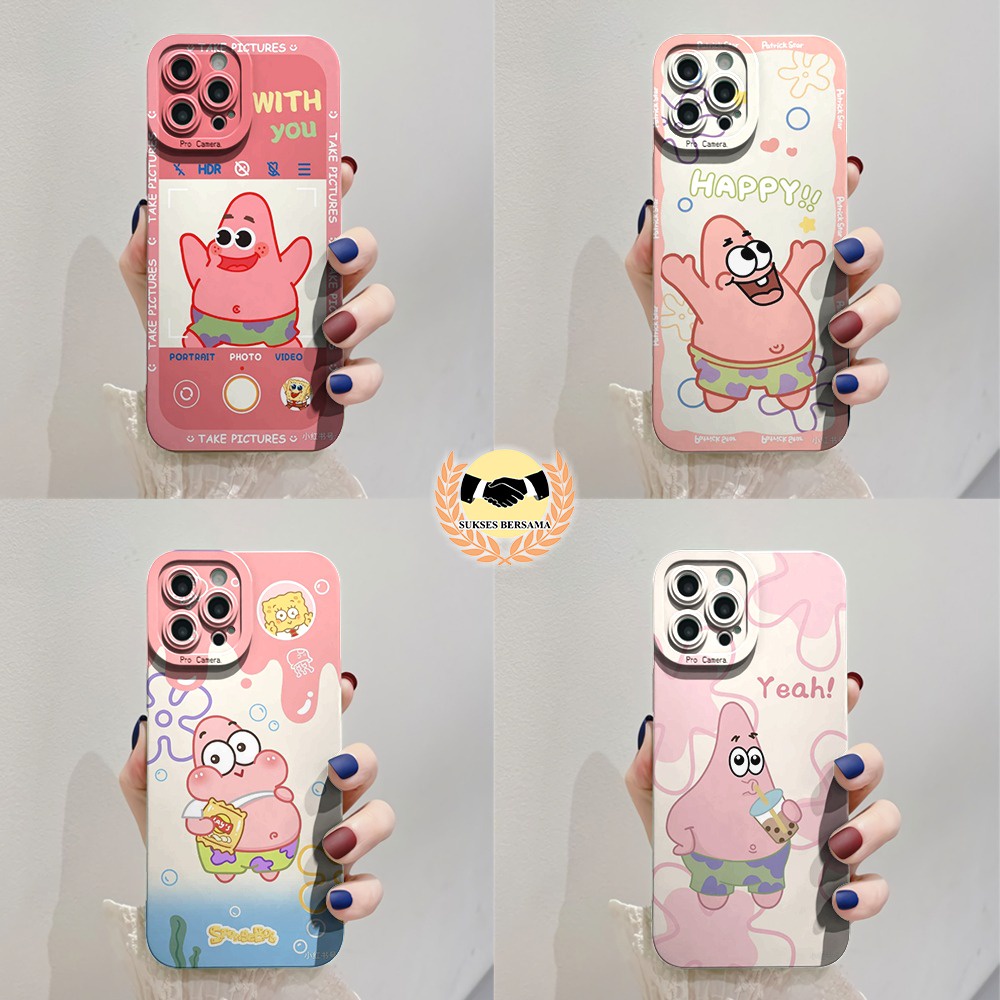 CUSTOM CASE SOFTCASE SILIKON PROCAMERA PATRICK CUSTOM SAMSUNG J2 PRIME A04 A04S A23 A13 A20 A30 A03S