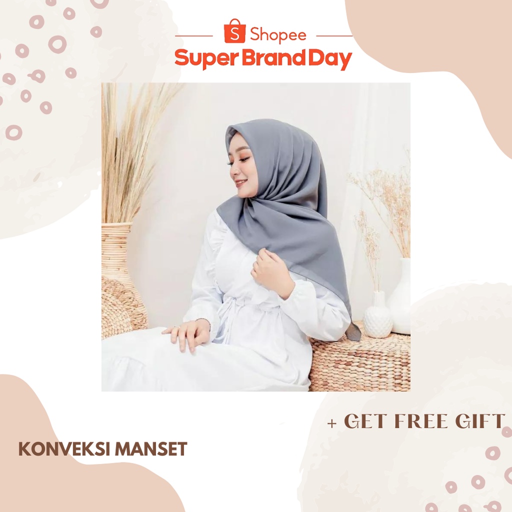 JILBAB BELLA SQUARE TERMURAH / KERUDUNG SEGI EMPAT / GROSIR BELLA SQUARE