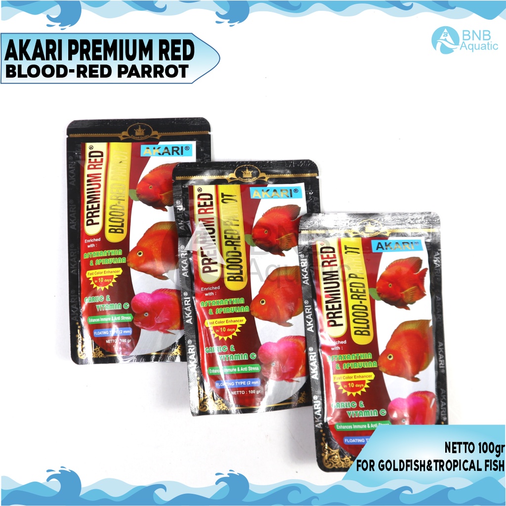 Akari Premium Red Blood-Red Parrot