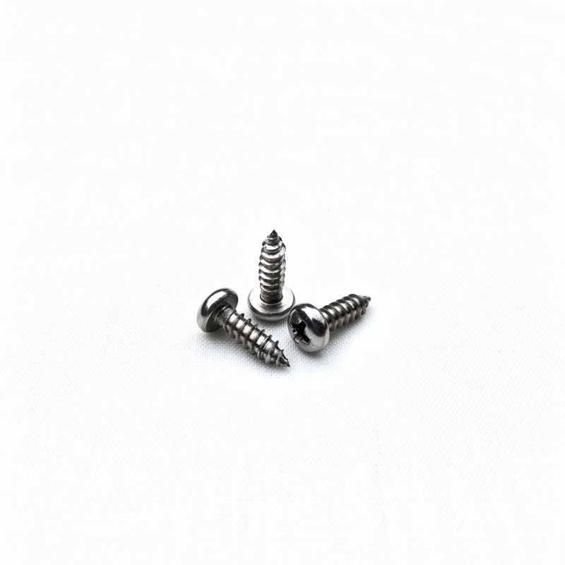Sekrup PAB #6x5/8 (15mm/ 1,5cm) Stainless 304 pan philip head screw PAB/JP/PH