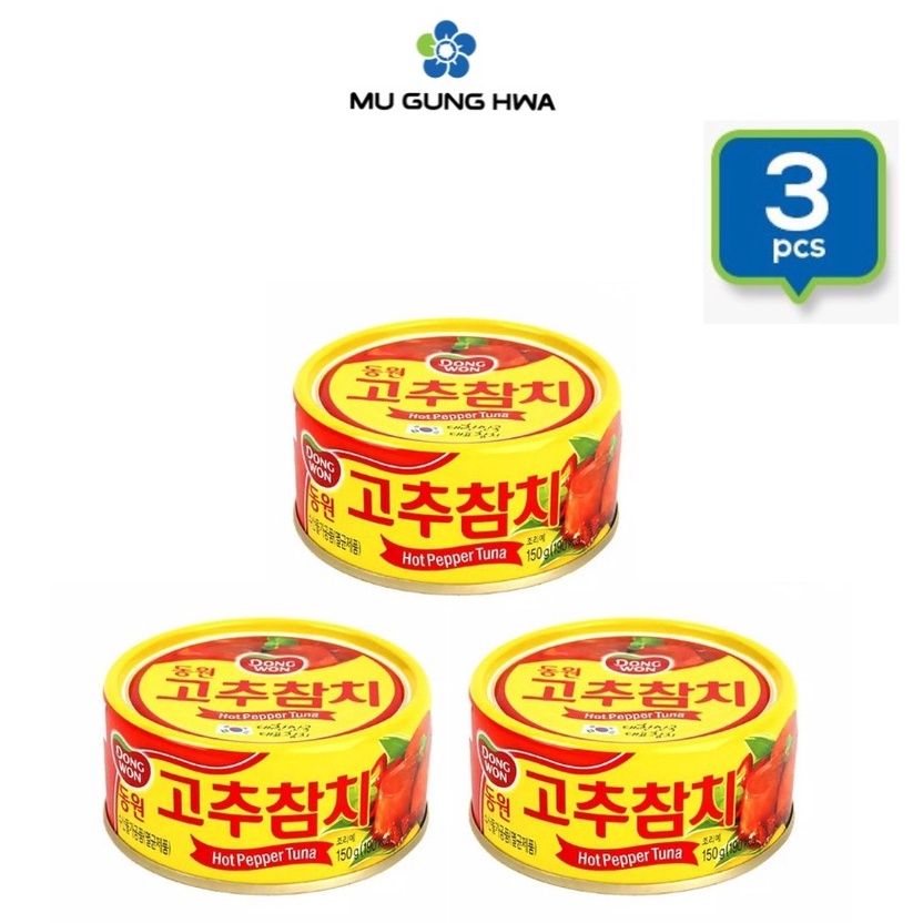 

Dongwon Light Tuna Double Hot Pepper - 150g/ 3pcs