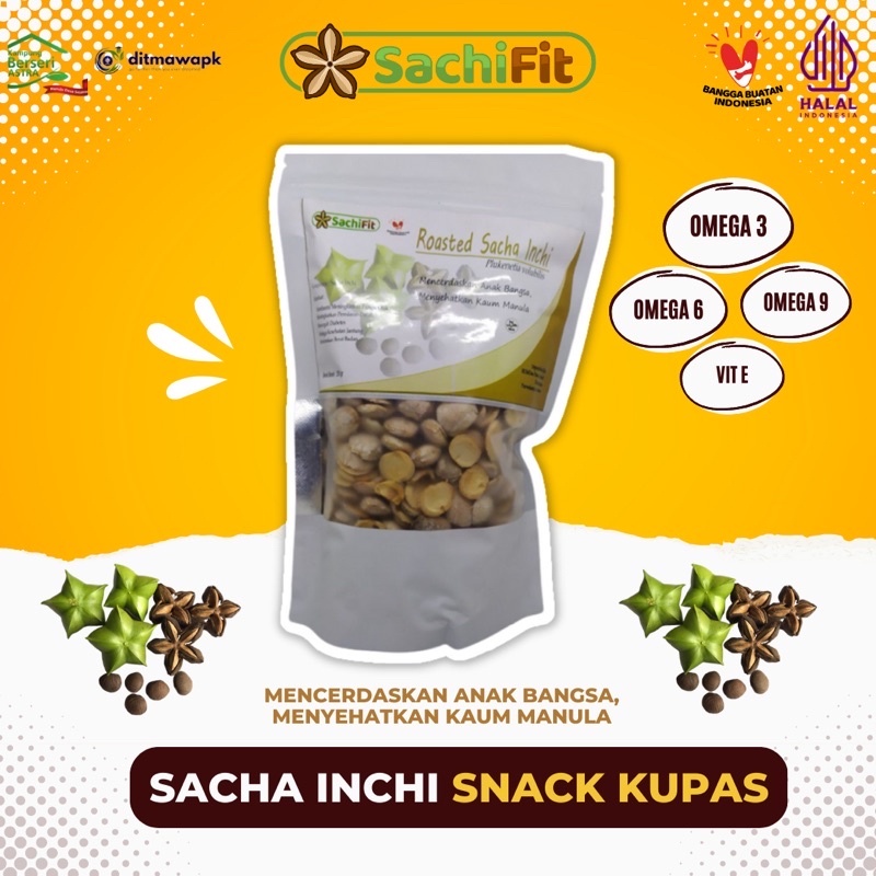 

Roasted Sacha Inchi / Snack Sacha Inchi Kacang Kupas 250 gr