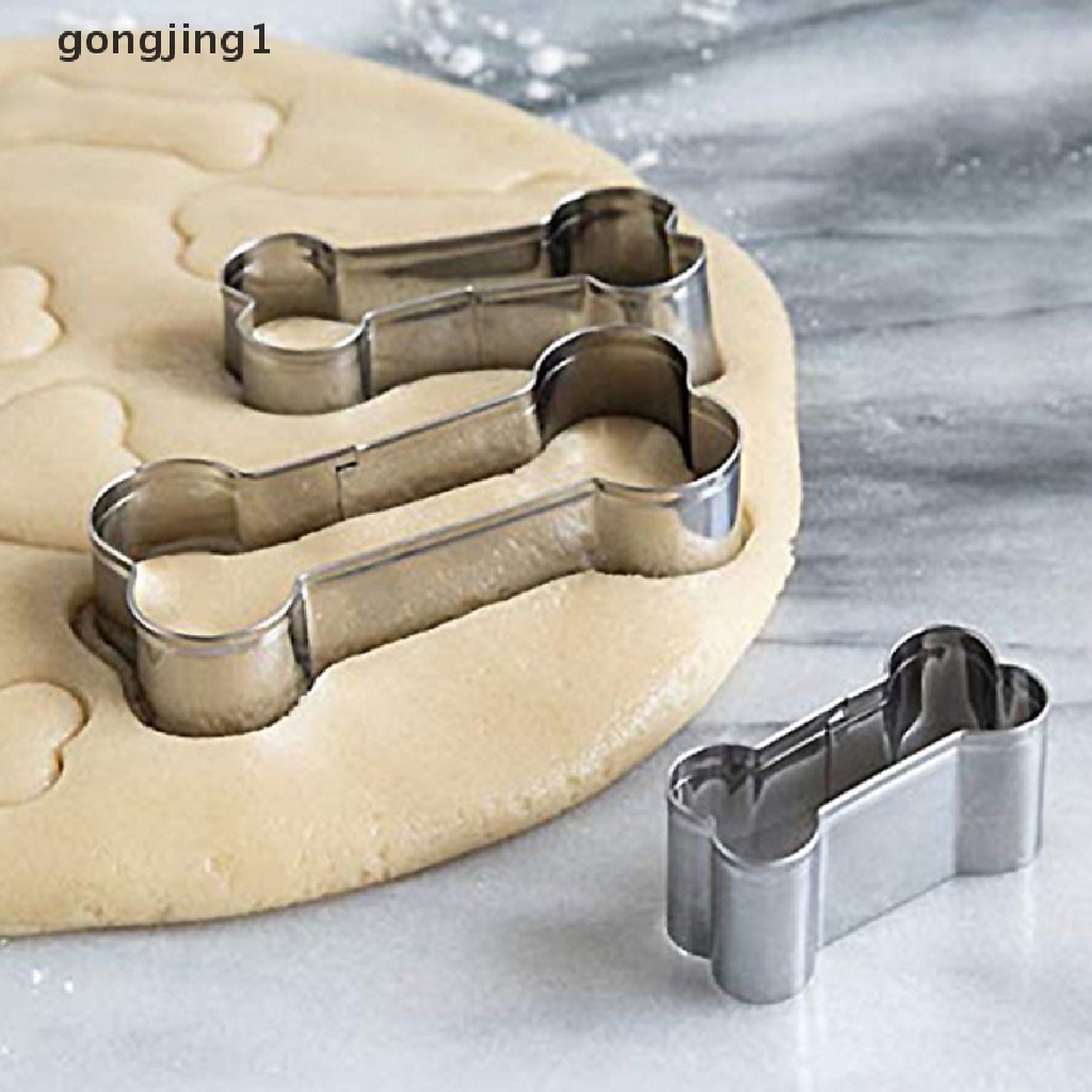 Ggg 1Pcs Cetakan Cookie Cutter Tulang Anjing 3D Sugar Craft Pastry Biskuit Cetakan Kue ID