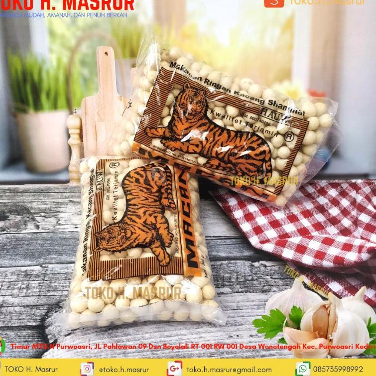 

(U-T4T(➸) Kacang Atom Sanghai Cap Macan 340gr berkualitas