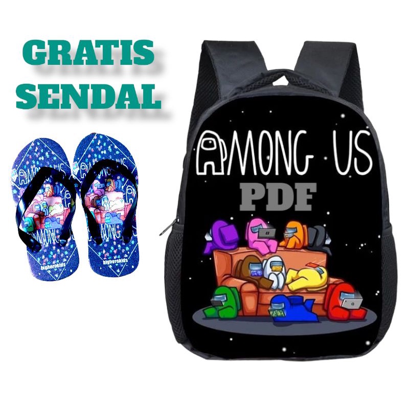 PDF Tas Sekolah Anak TK-SD GRATIS Sendal Tas Ransel Anak Laki Laki Tas Punggung