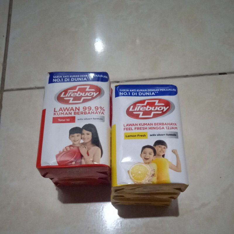 lifeboy sabun batang 100 gram banded isi 4 pcs