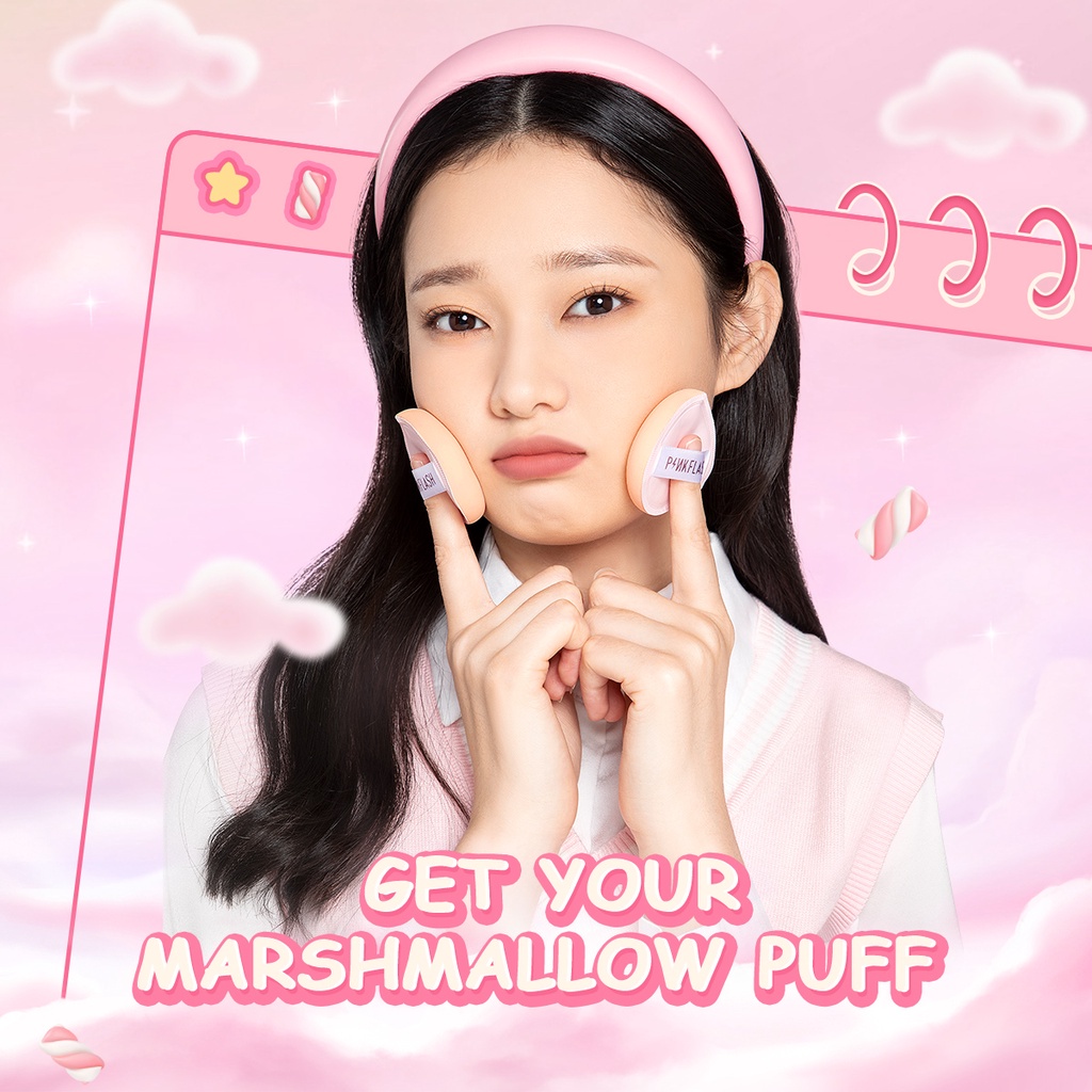 ★ BB ★ PINKFLASH Makeup Powder Puff Soft Cosmetic Puff Air Cushion Beauty Marshmallow Teardrop Tools | T11