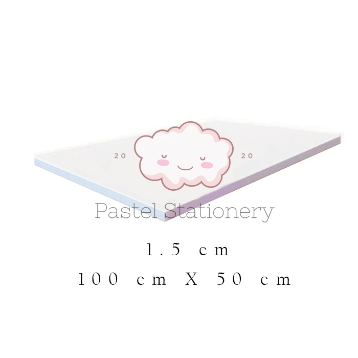 

Styrofoam 1.5cm Lembaran - Stereofoam 1.5cm - Gabus 1.5cm - Styrofoam Lembaran - Khusus Gosend