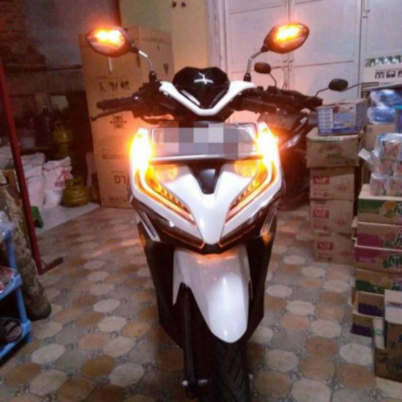 Spion Led Sein Motor Original Honda Vario Beat Pcx Adv Genio Supra Scoopy CB CBR Tiger Dll