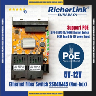 Ethernet Fiber Switch 2 FO-4RJ Board Only (no BOX)