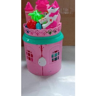 [RA9]Rumah Barbie Bonus Kuda Poni Mainan Anak Perempuan dan Cewek Usia 3 Tahun Murah Ukuran Besar LH