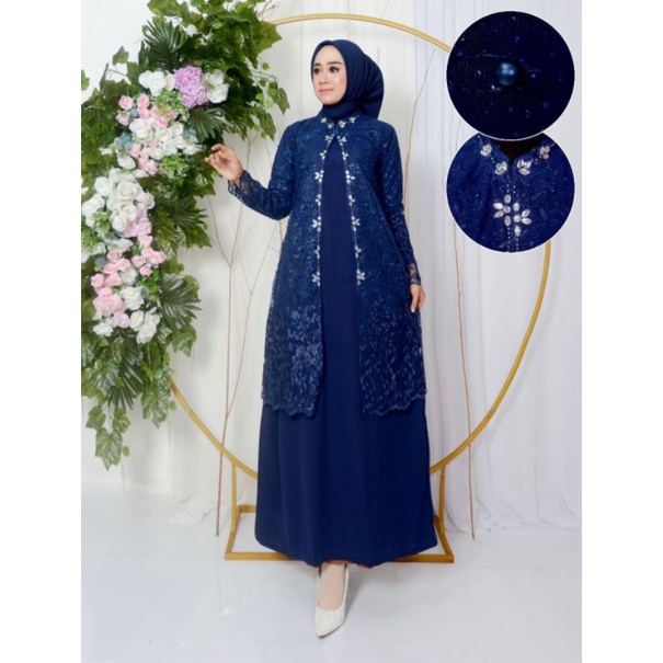 ALMEERA DRESS // BAHAN TILLE BORDIR MIX BORDIR PAYET // BAJU WISUDA // BAJU PESTA // KEBAYA MODERN // By Pelangi Jaya