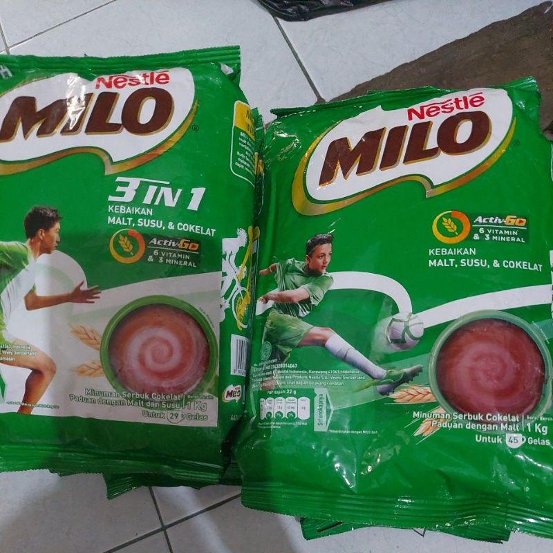 MILO ACTIV GO 3 IN 1 800GR &amp; 1KG TERMURAH