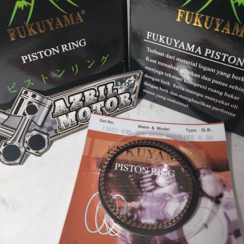 RING SEHER/RING PISTON BLADE/REVO ABSOLUTE KWB MERK FUKUYAMA