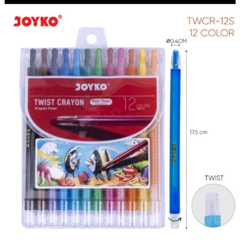 

Twist Crayon Joyko 12pc (panjang)