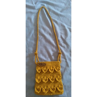 Tas Rajut Selempang terbaru//Tas Rajut Motif