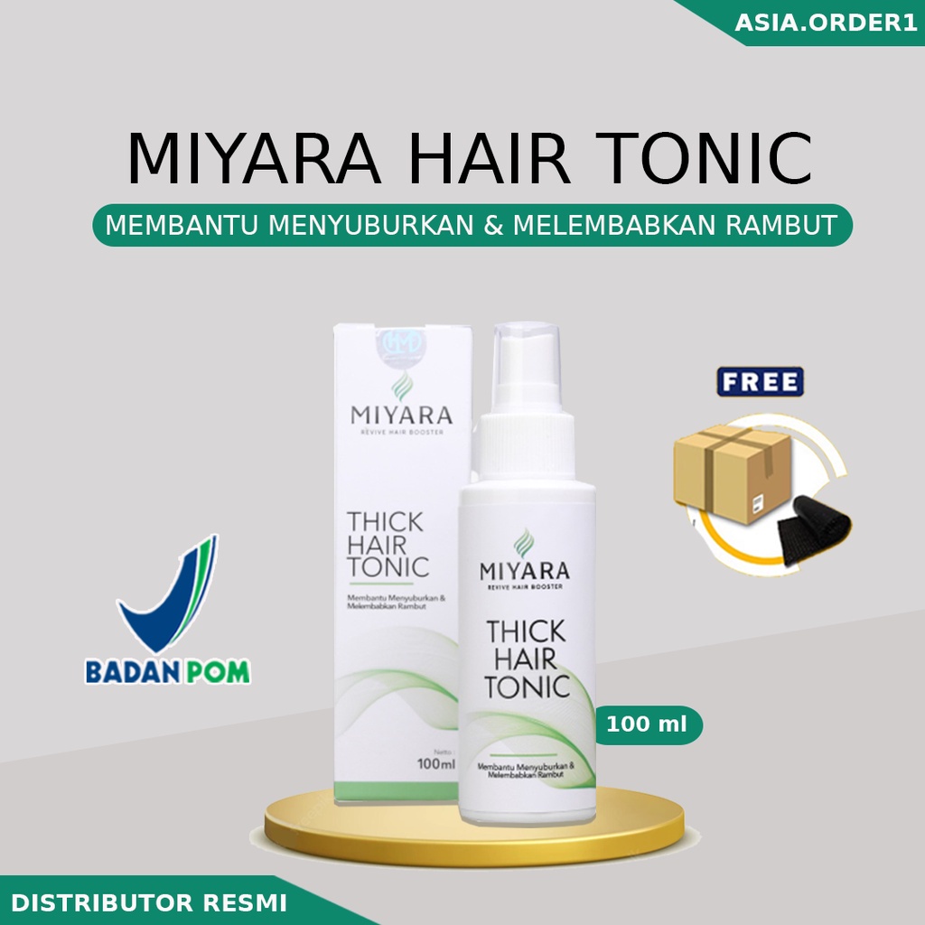 Miyara Hair Tonic 100 ml - Perawatan Rambut Rontok dan Berketombe