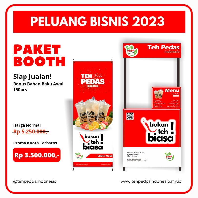 

Paket Booth Teh Pedas Indonesia