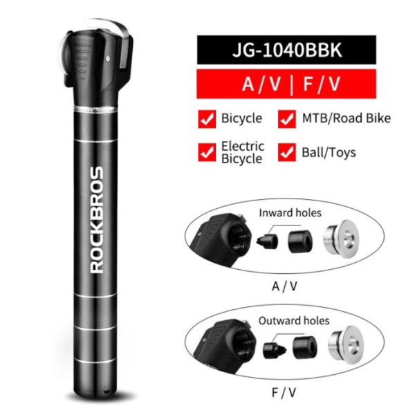 

Jual Pompa Manual Ban Sepeda Mini Bike Pump 100 PSI - JG-1040B - Black Diskon
