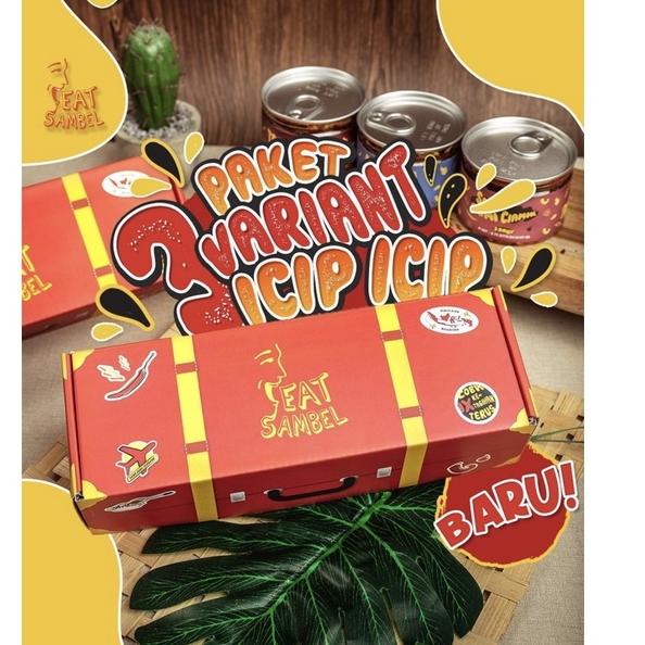 

[KODE PRODUK YSB3633] Eat Sambel - Kemasan Icip Sambel Geprek / Cumi / Ikan Ijo / Cakalang / Tuna Asap / Teri
