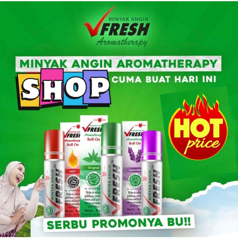 Minyak Angin VFresh All Variant - Caplang Freshcare Vfresh