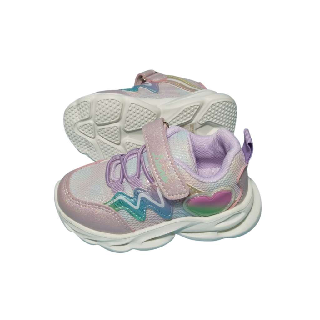 Sepatu Dans Lampu Anak Perempuan Tifara Purple 23-27