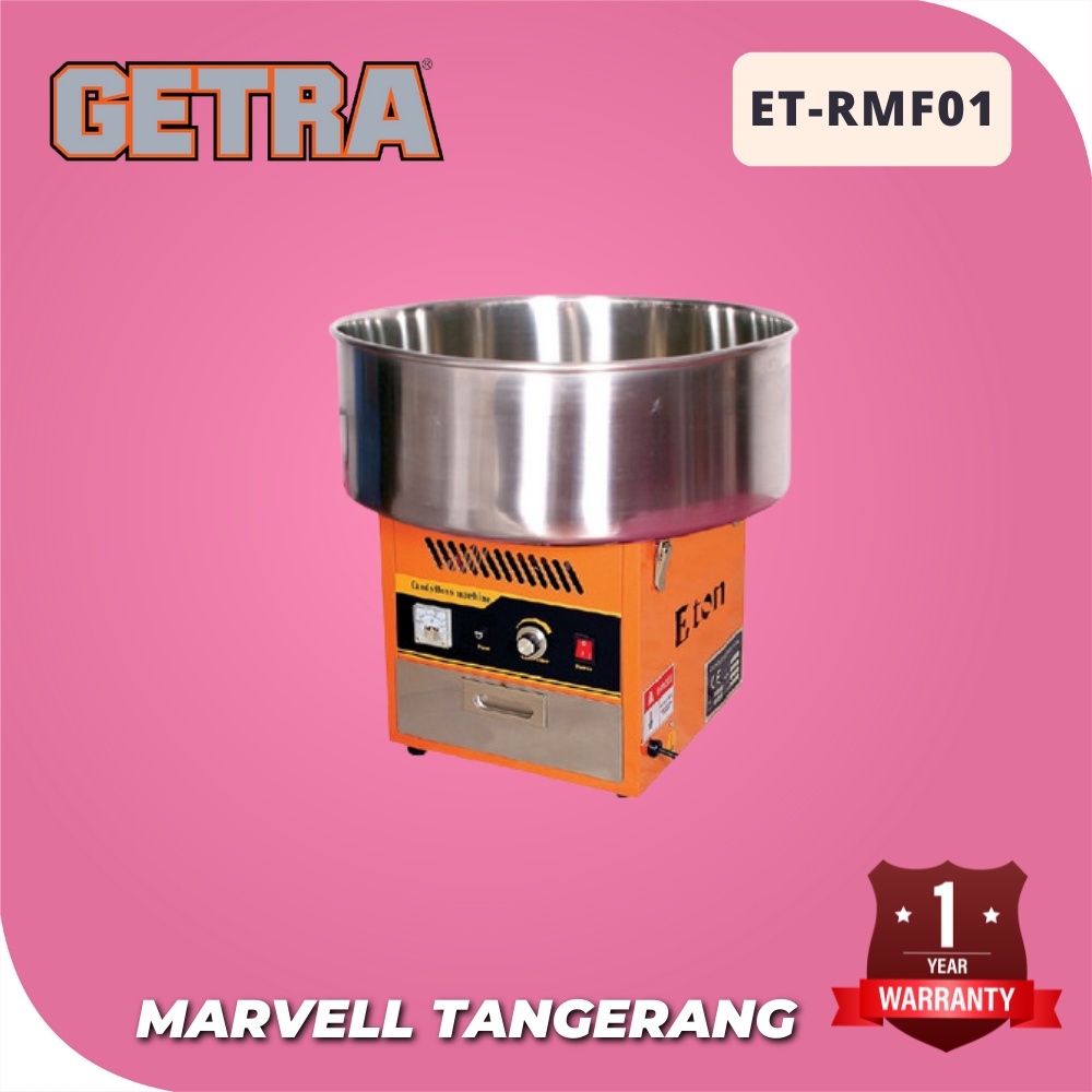 MESIN PEMBUAT GULALI GAS GETRA ET-RMF01 COTTON CANDY GARANSI RESMI